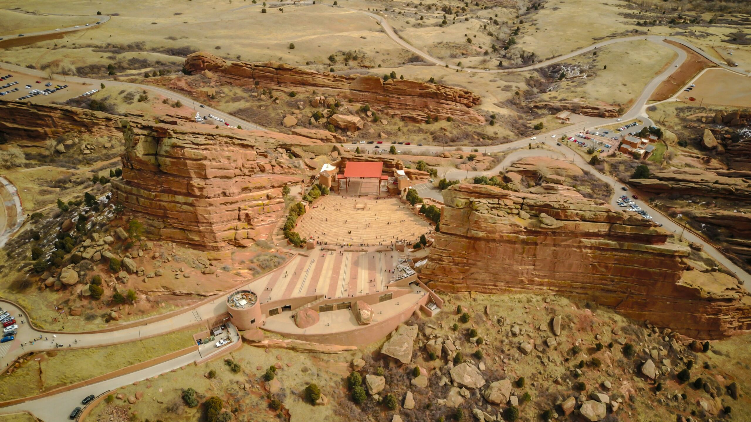 alex-mertz-BzG5LUry3Ks-unsplash view of Red Rocks park from above